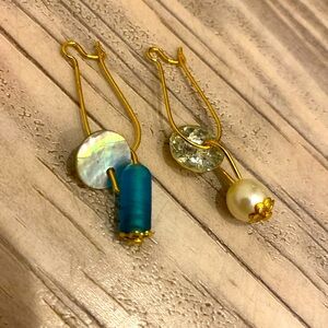 **SET OF x4** HANDMADE EARRINGS 💖 + KEY 🔑 CHAINS ⛓️‍💥